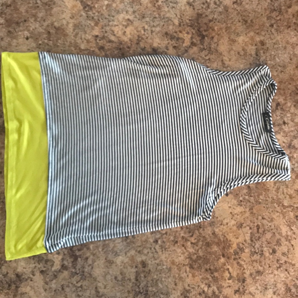 Cute striped tank top.
